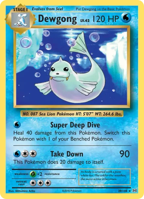 Dewgong [Super Deep Dive | Take Down]