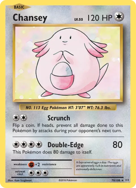 Chansey [Scrunch | Double-edge]