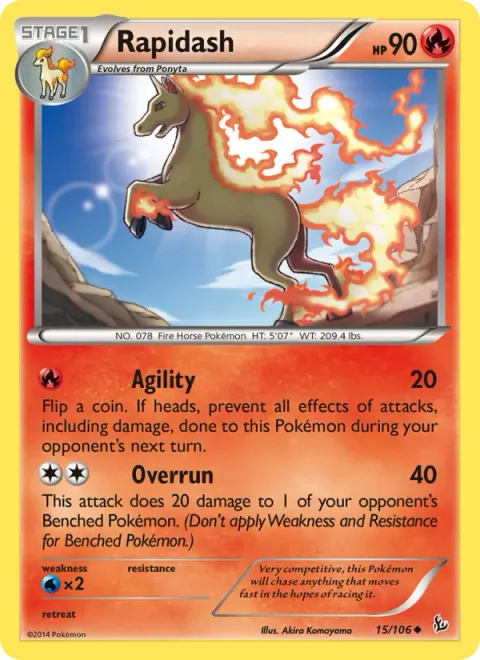 Rapidash [Agility | Overrun]