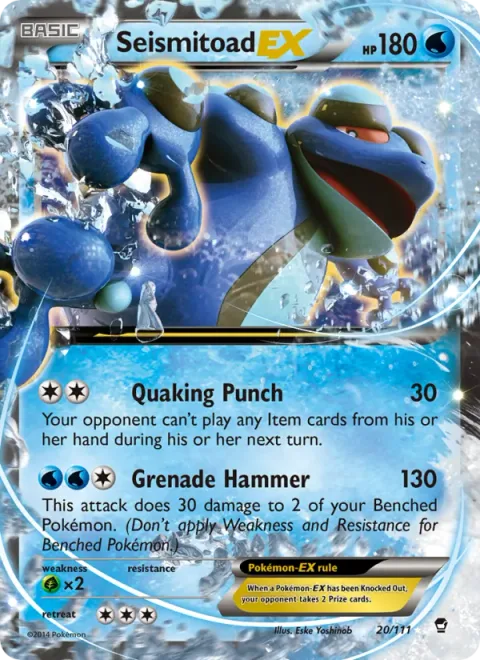 Seismitoad EX [Quaking Punch | Grenade Hammer]