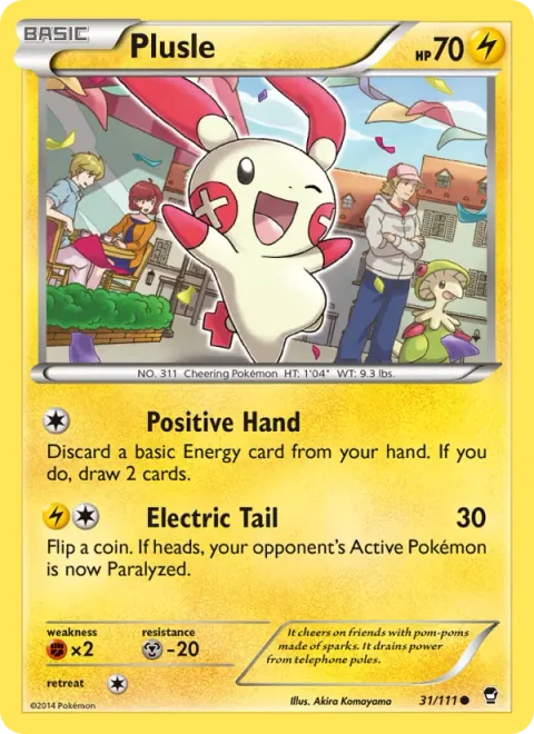 Plusle [Positive Hand | Electric Tail]