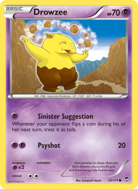 Drowzee [Sinister Suggestion | Psyshot]