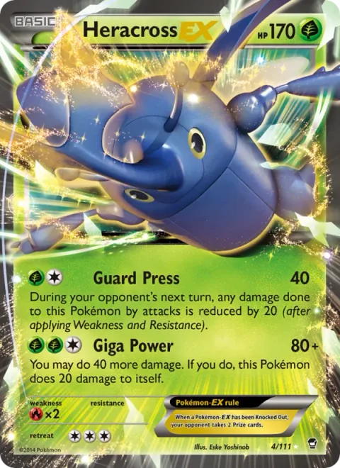 Heracross EX [Guard Press | Giga Power]