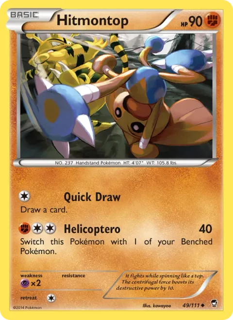 Hitmontop [Quick Draw | Helicoptero]