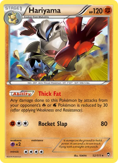 Hariyama [Thick Fat | Rocket Slap]