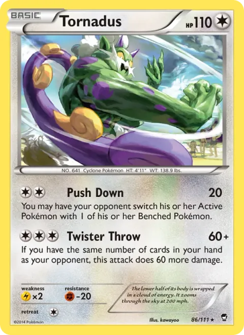 Tornadus [Push Down | Twister Throw]