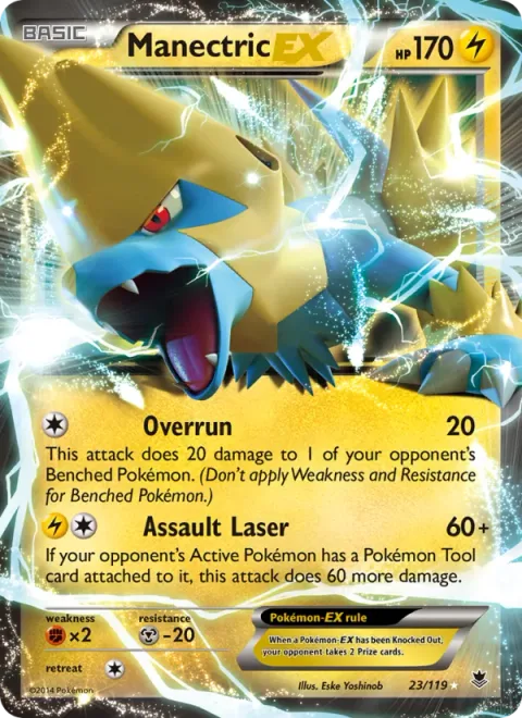 Manectric EX [Overrun | Assault Laser]
