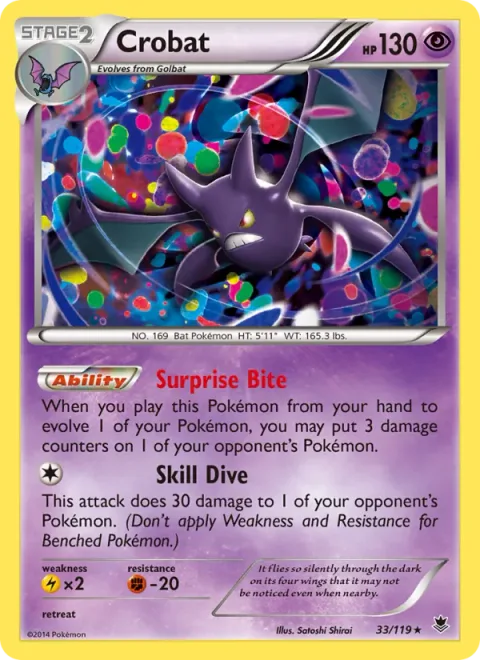 Crobat [Surprise Bite | Skill Dive]