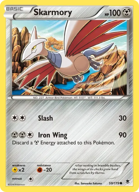 Skarmory [Slash | Iron Wing]