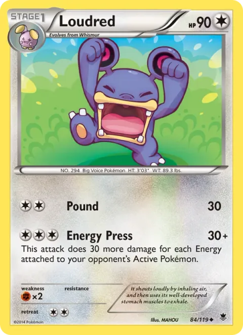 Loudred [Pound | Energy Press]