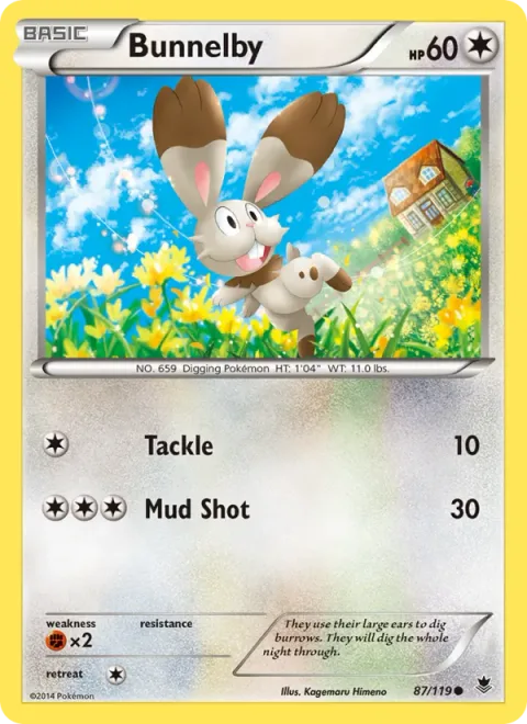 Bunnelby [Tackle | Mud Shot]