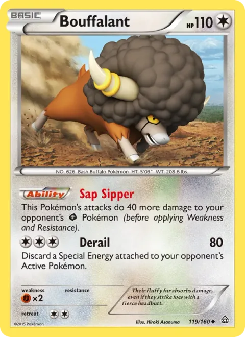 Bouffalant [Sap Sipper | Derail]
