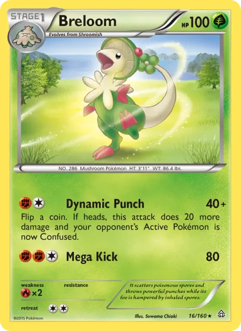 Breloom [Dynamic Punch | Mega Kick]