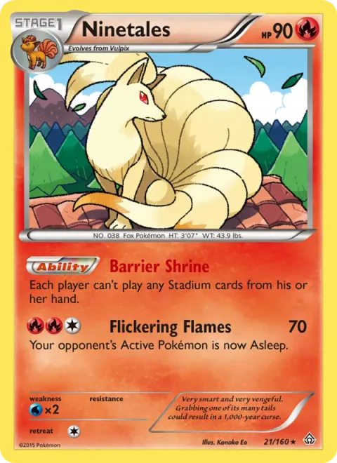 Ninetales [Barrier Shrine | Flickering Flames]