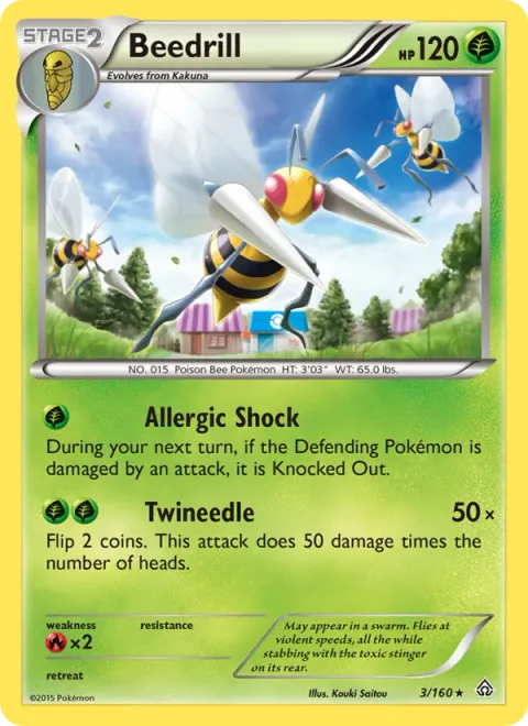 Beedrill [Allergic Shock | Twineedle]