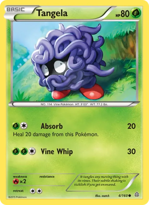 Tangela [Absorb | Vine Whip]