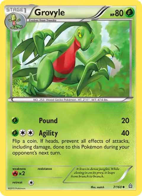 Grovyle [Pound | Agility]