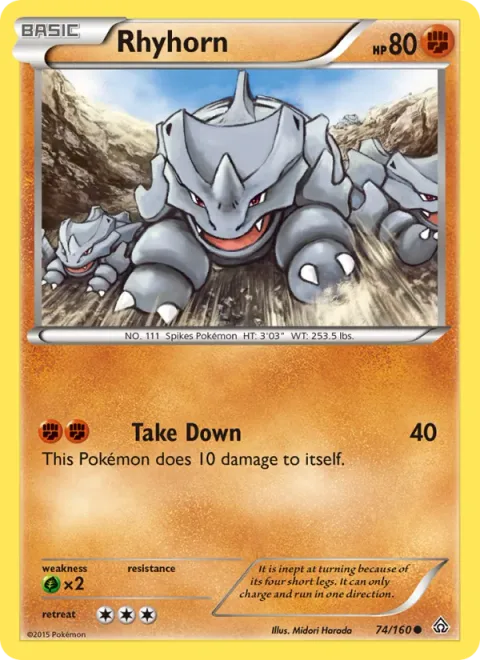 Rhyhorn [Take Down]