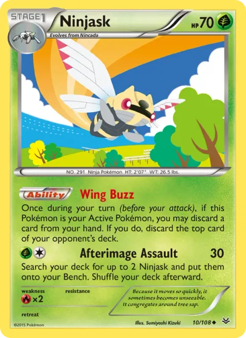 Ninjask [Wing Buzz | Afterimage Assault]