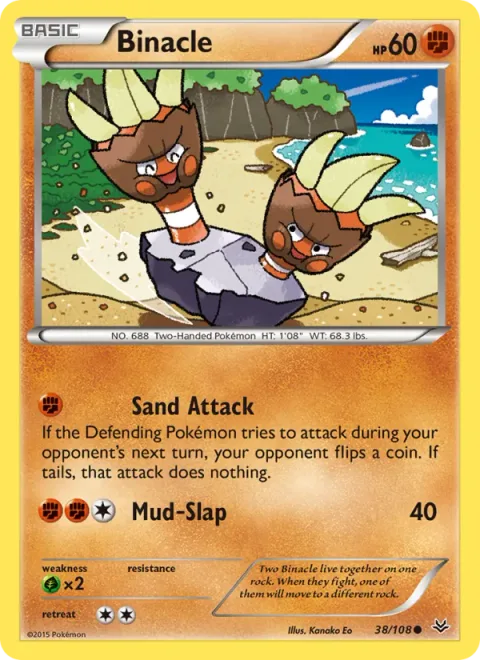 Binacle [Sand Attack | Mud-Slap]