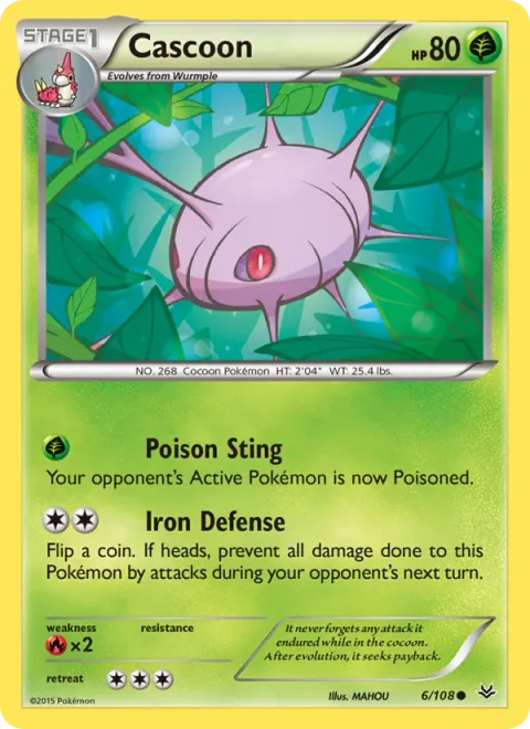 Cascoon [Poison Sting | Iron Defense]