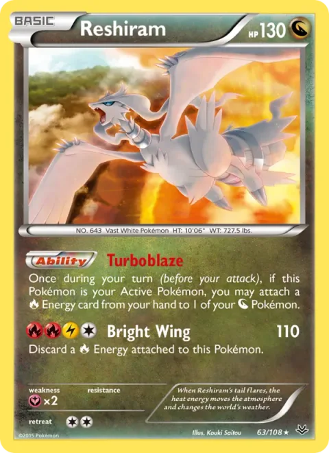 Reshiram [Turboblaze | Bright Wing]