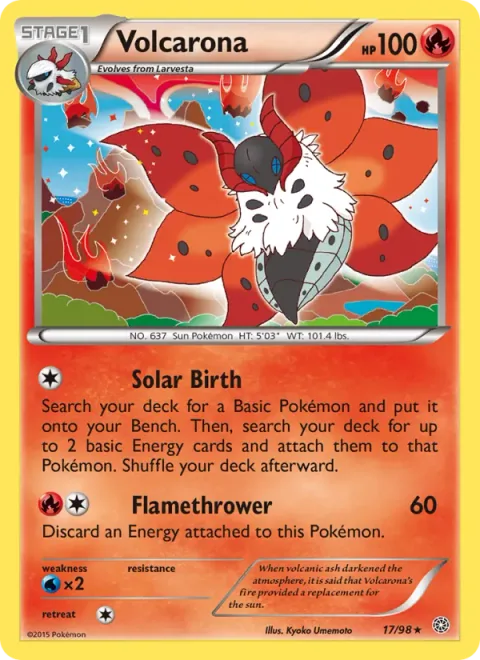 Volcarona [Solar Birth | Flamethrower]