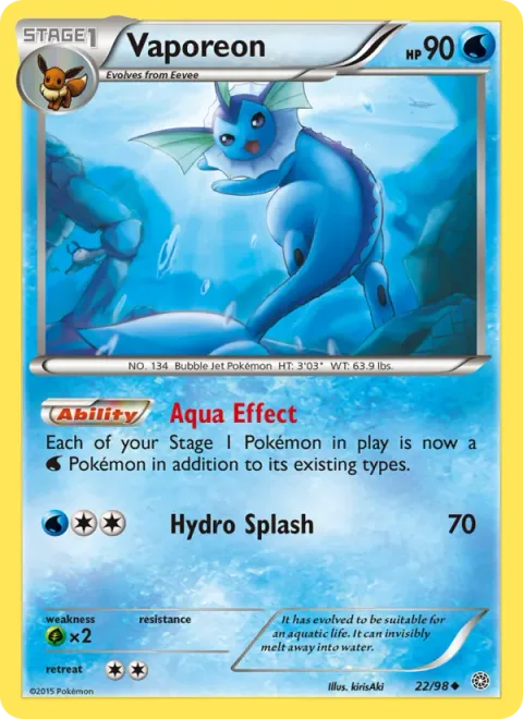 Vaporeon [Aqua Effect | Hydro Splash]