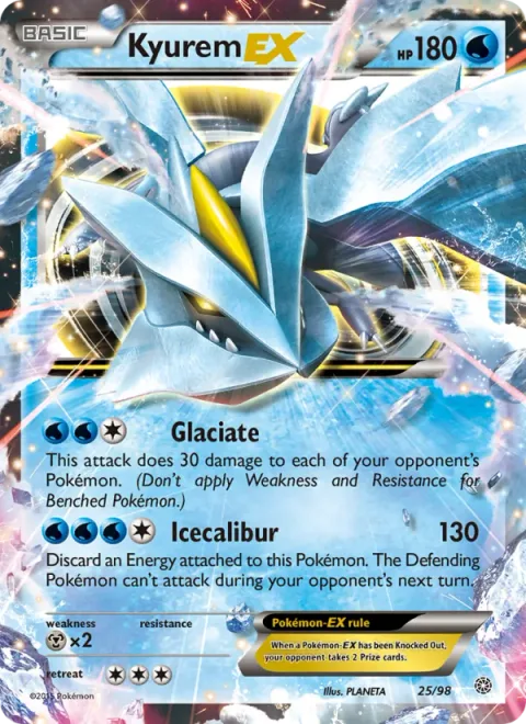 Kyurem EX [Glaciate | Icecalibur]