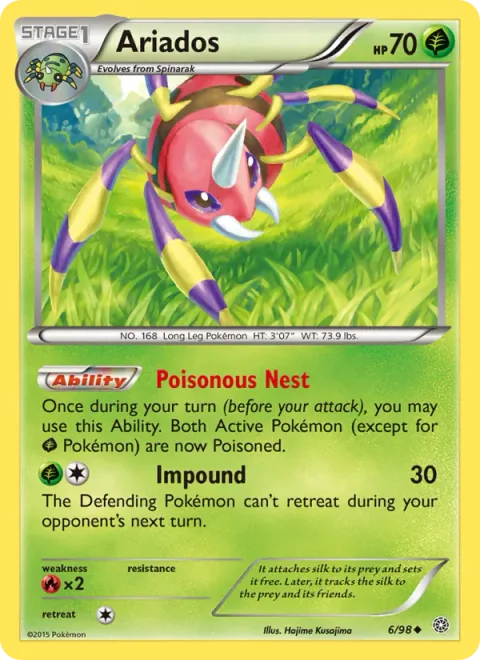 Ariados [Poisonous Nest | Impound]