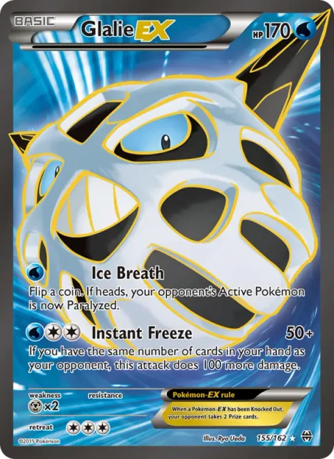Glalie EX [Ice Breath | Instant Freeze]