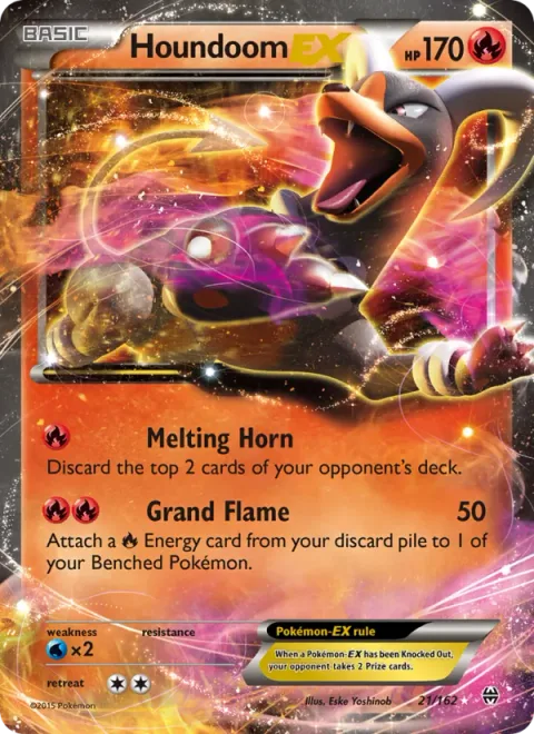 Houndoom EX [Melting Horn | Grand Flame]