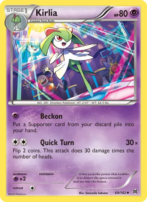 Kirlia [Beckon | Quick Turn]