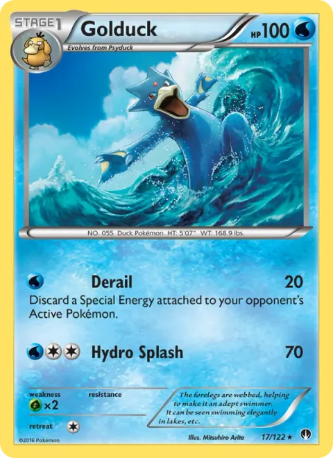 Golduck [Derail | Hydro Splash]