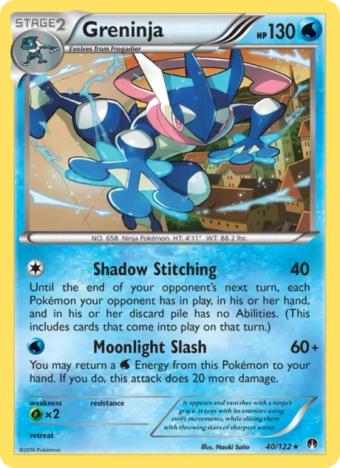 Greninja [Shadow Stitching | Moonlight Slash]