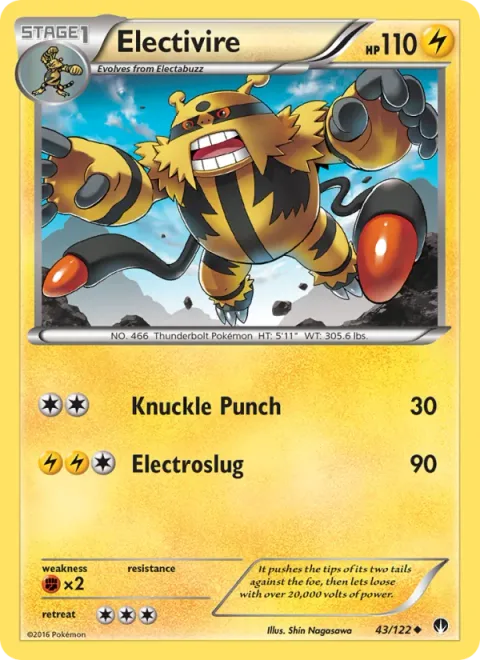 Electivire [Knuckle Punch | Electroslug]