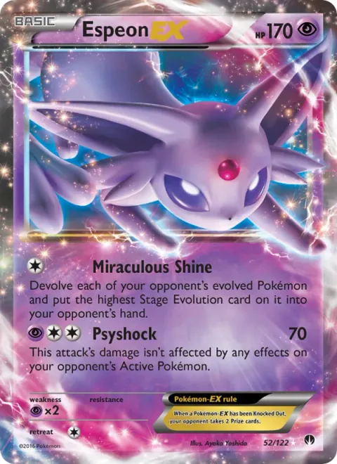 Espeon EX [Miraculous Shine | Psyshock]