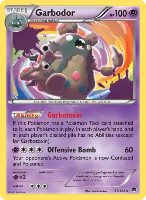 Garbodor [Garbotoxin | Offensive Bomb]