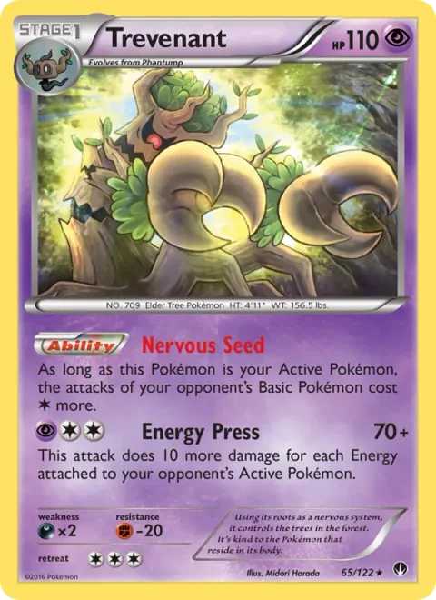 Trevenant [Nervous Seed | Energy Press]