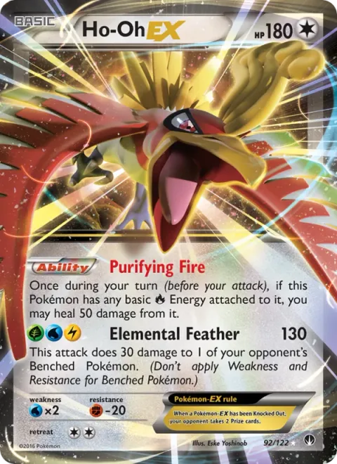 Ho-Oh EX [Purifying Fire | Elemental Feather]