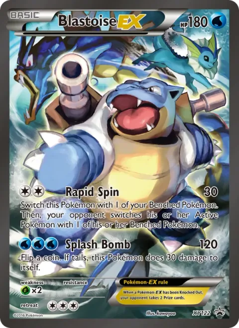 Blastoise EX [Rapid Spin | Splash Bomb]