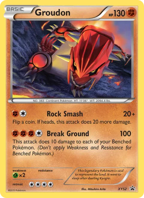 Groudon EX [Rip Claw | Massive Rend]