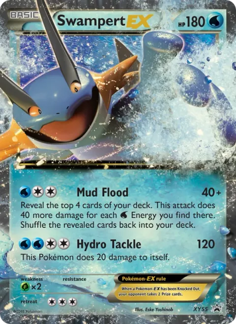Swampert EX [Mud Flood | Hydro Tackle]