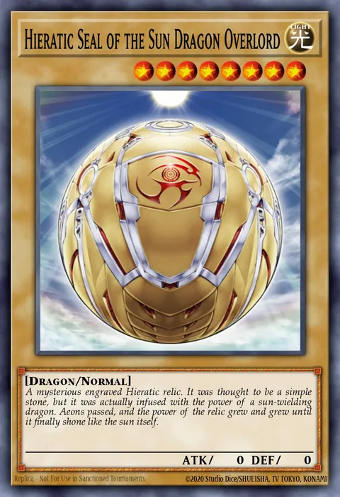 Hieratic Seal of the Sun Dragon Overlord