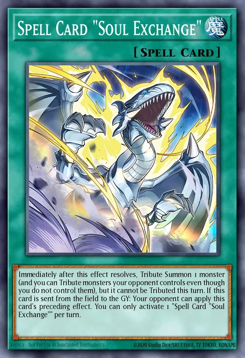 Spell Card ""Soul Exchange""