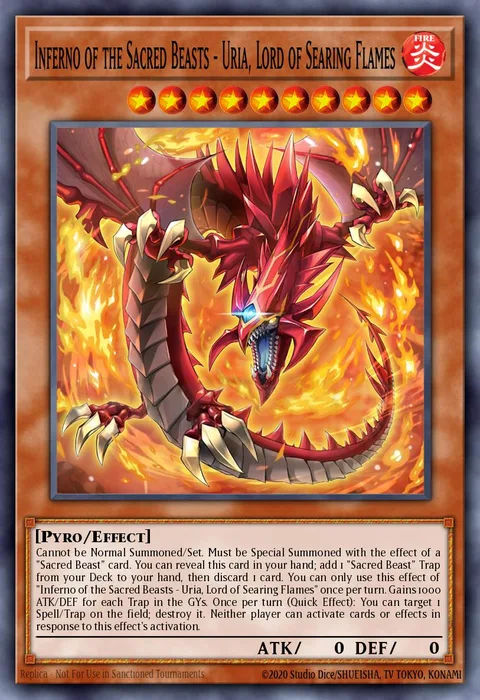 Inferno of the Sacred Beasts - Uria, Lord of Searing Flames