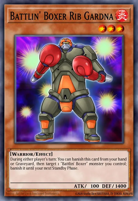 Battlin' Boxer Rib Gardna