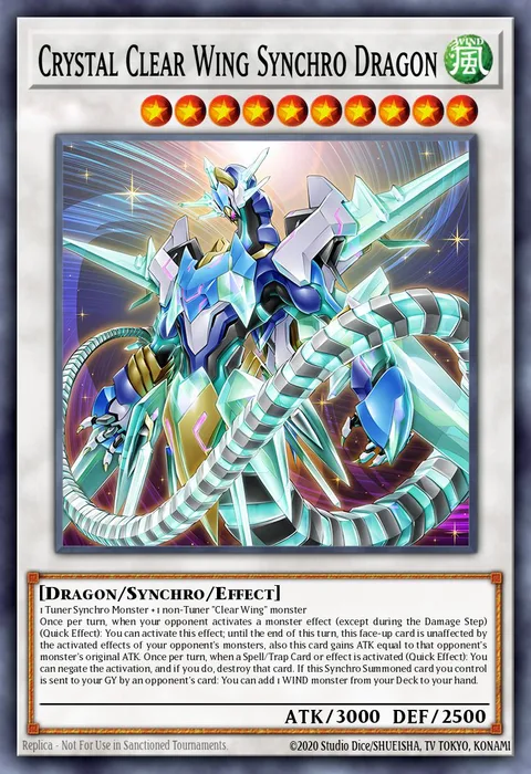 Crystal Clear Wing Synchro Dragon