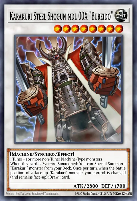 Karakuri Steel Shogun mdl 00X ""Bureido""