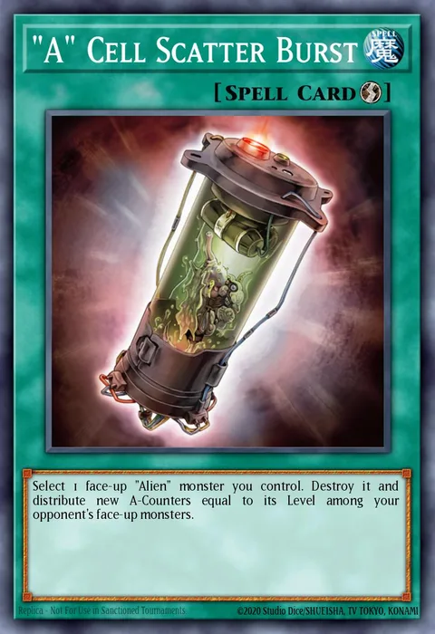 ""A"" Cell Scatter Burst